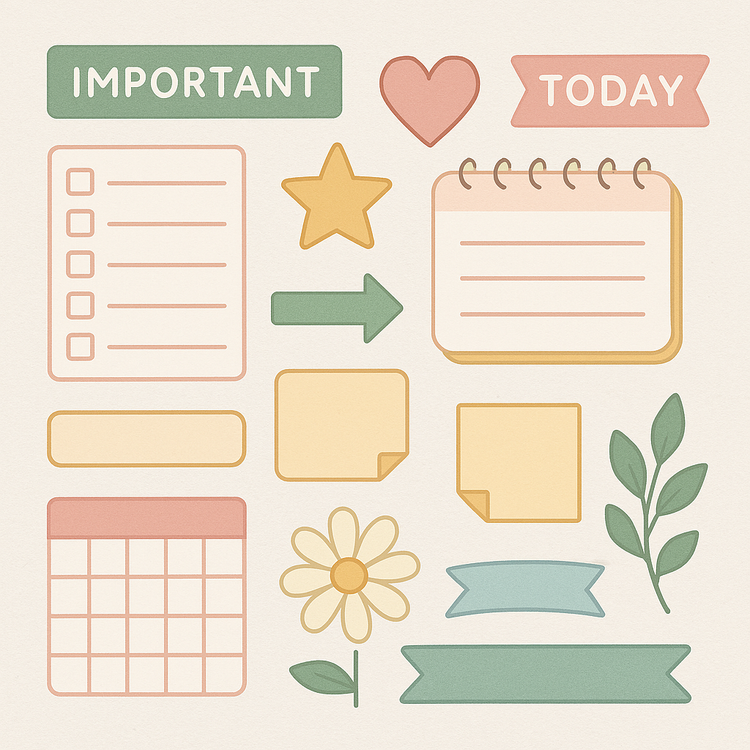 Digital Sticker Sheets